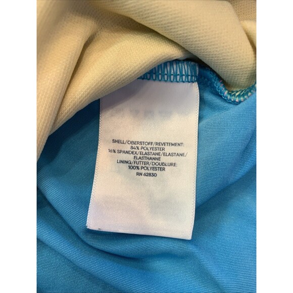 Lands End Girls Sz 10 Rash Guard UV Protection Surf Swim Pool Spring Break Fun - Picture 7 of 9